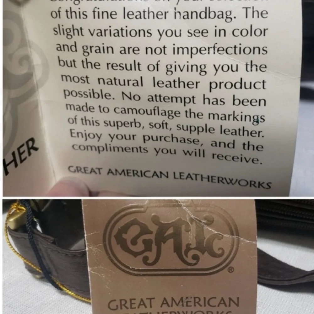 NWT Great American Leather Works Purse - Picture 8 of 10